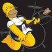 Homer rockstar